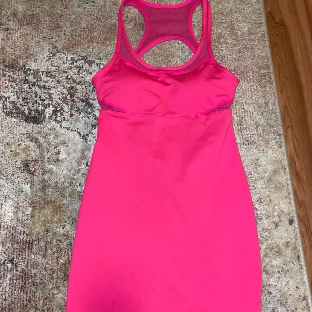 Fabletics hot pink dress